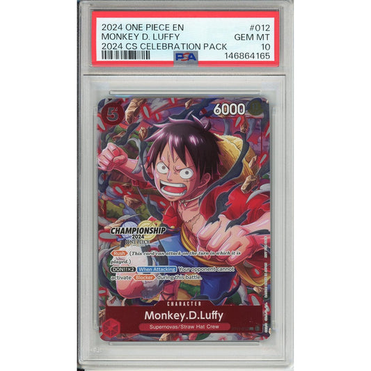 One Piece Graded: Monkey D. Luffy P-033 Championship 2023 Event Pack PSA 10