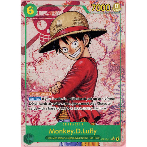 One Piece Single: Monkey D. Luffy OP13-118 Parallel Alt Art NM
