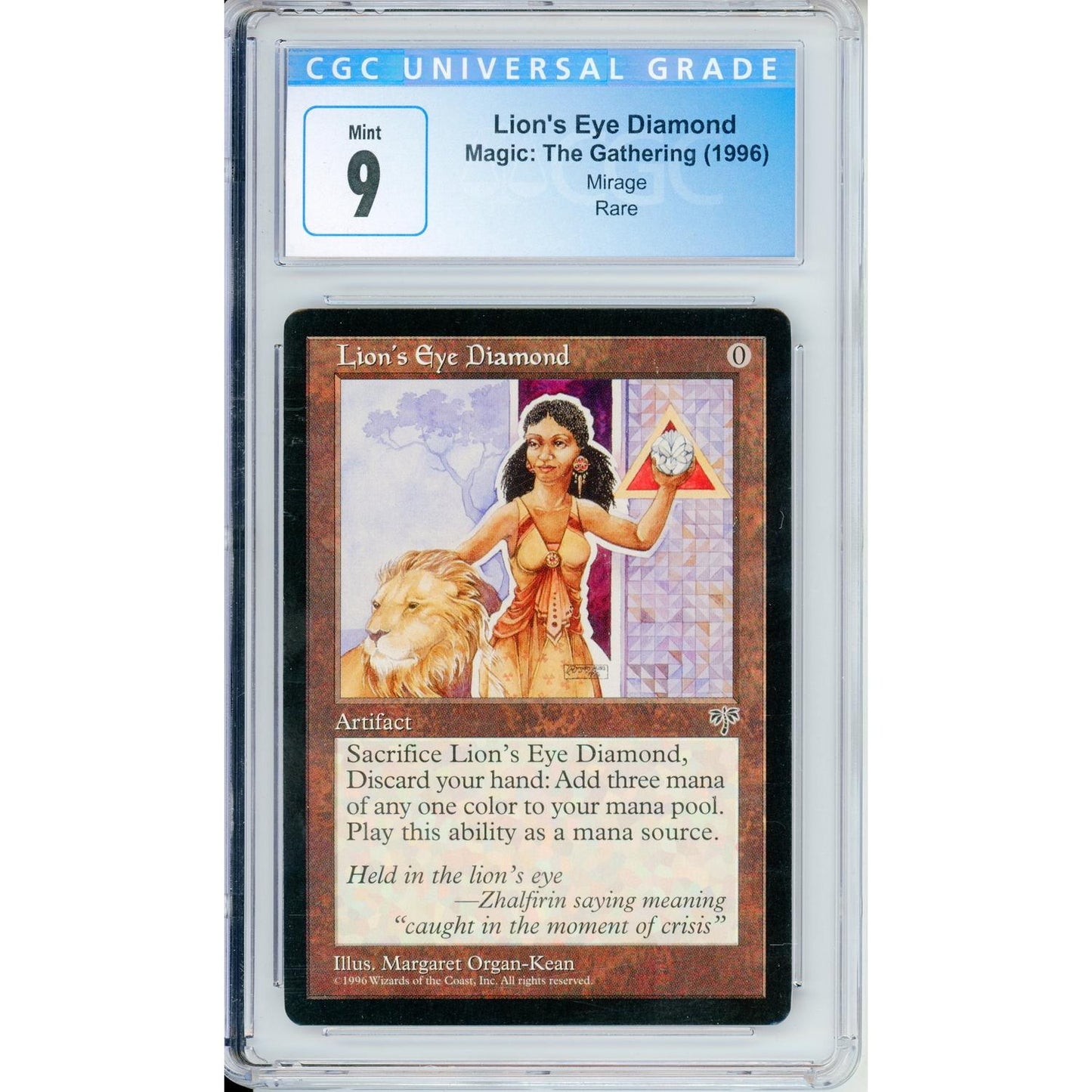 MTG Graded: Lion's Eye Diamond Mirage (1996) CGC 9