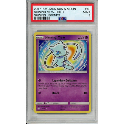 Pokemon Graded: Shining Mew PSA 9