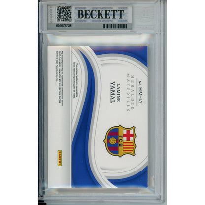 Sports Graded: Lamine Yamal #29 Immaculate Collection (2023-24) Heralded Materials Beckett 8
