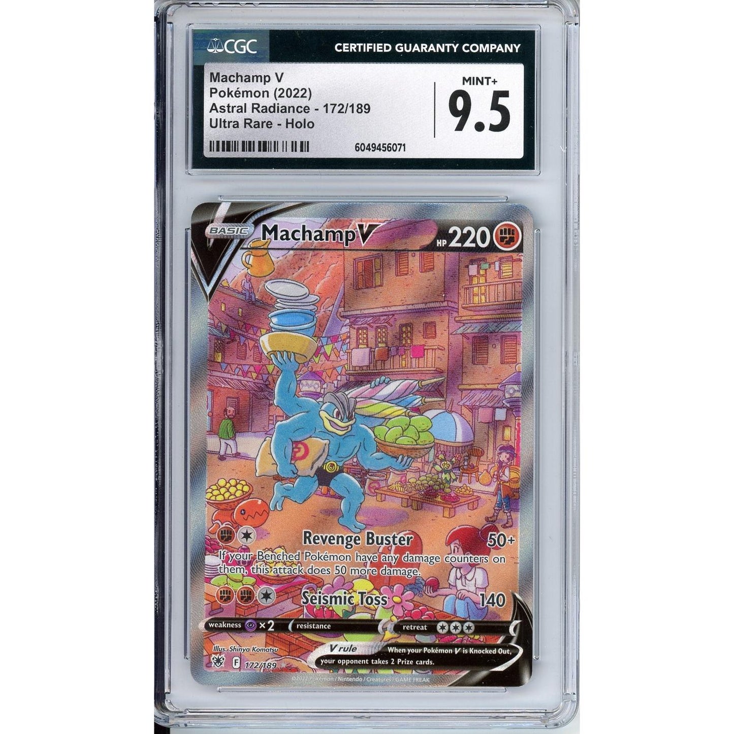 Pokemon Graded: Machamp V CGC 9.5