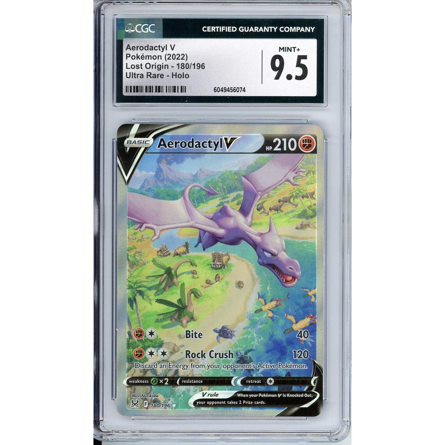 Pokemon Graded: Aerodactyl V CGC 9.5