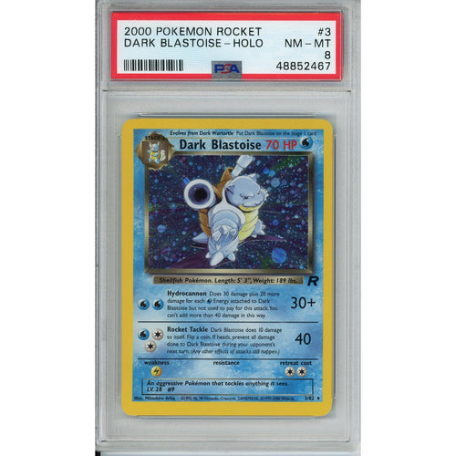 Pokemon Graded: Dark Blastoise PSA 8