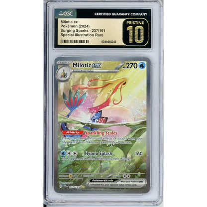 Pokemon Graded: Milotic ex CGC Pristine 10