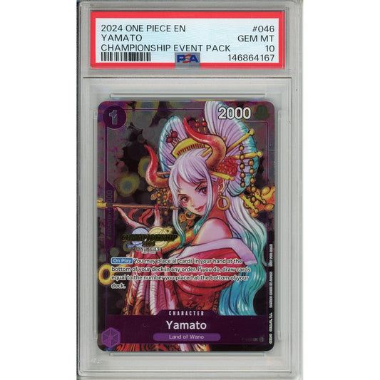 One Piece Graded: Yamato P-046 Championship Event Pack (2024) PSA 10