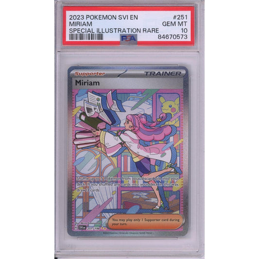 Pokemon Graded: Miriam IR PSA 10