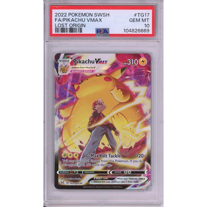 Pokemon Graded: Pikachu VMAX PSA 10