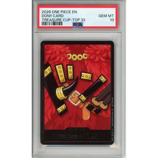 One Piece Graded: Luffy Elbaph Don!! Treasure Cup Top 32 (2026) PSA 10
