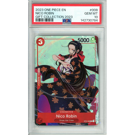 One Piece Graded: Nico Robin ST01-008 Gift Collection (2023) PSA 10