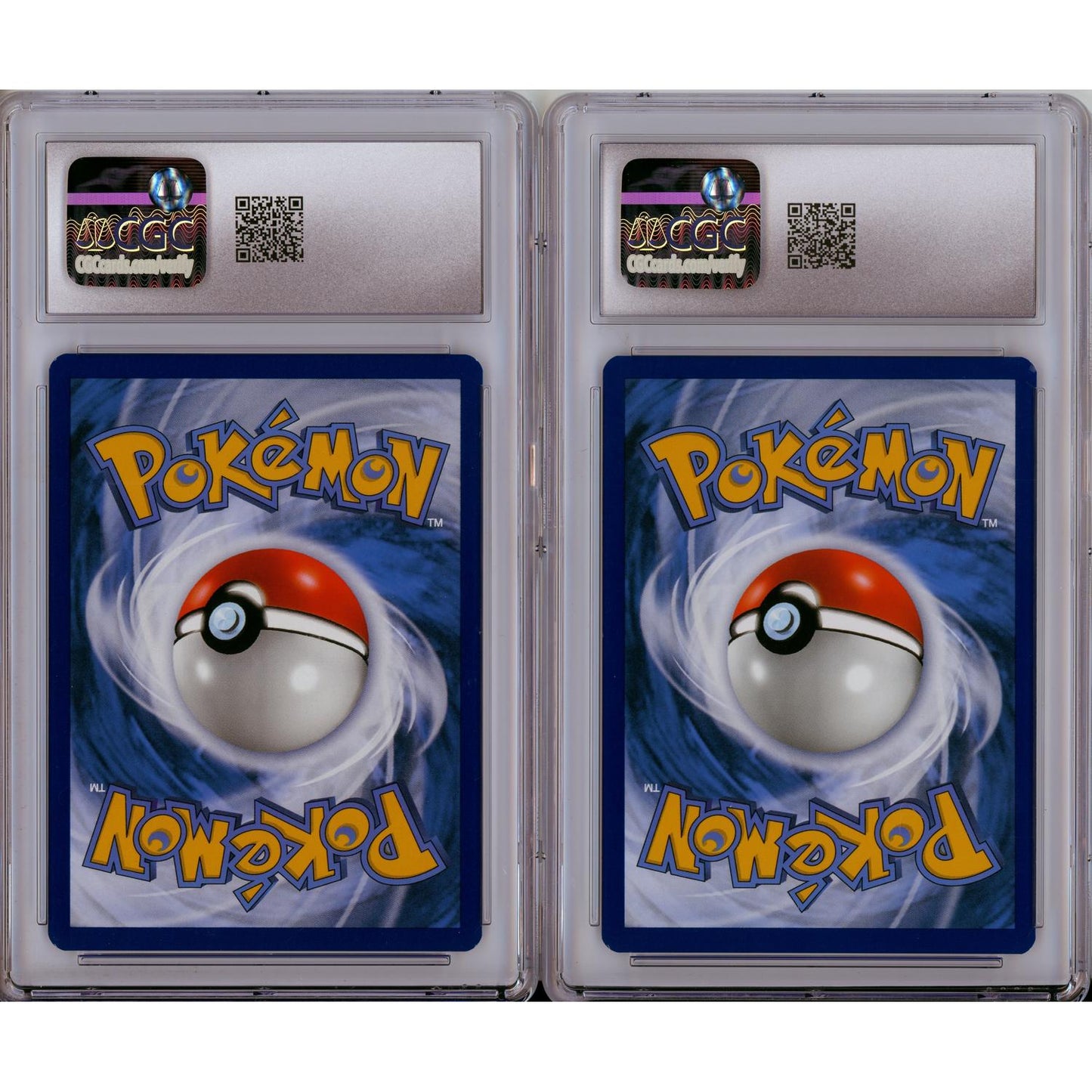 Pokemon Graded: Pikachu #25 & Eevee #131 Pokemon Together Stamp Set Of 2 CGC 9