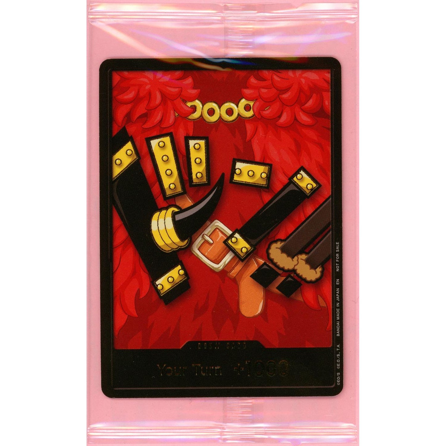 One Piece Single: Don!! Card Elpaph Luffy Treasure Cup Top 32 Sealed Promo