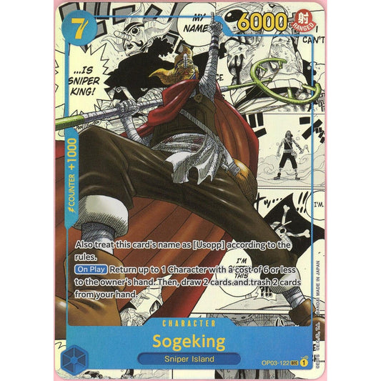One Piece Single: Sogeking OP03-122 Manga Alt Art Pillars Of Strength NM