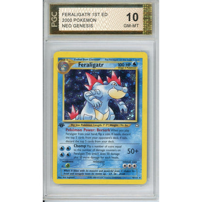 Pokemon Graded: Feraligatr 1st Edition Holo PCG 10