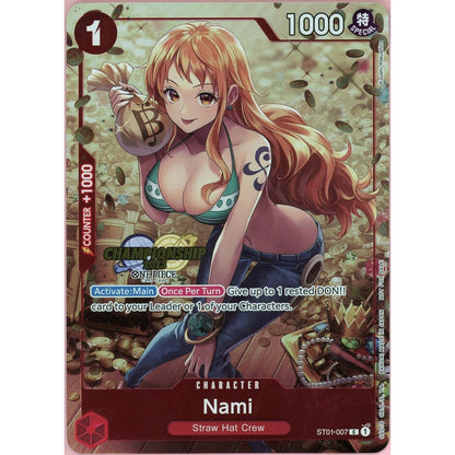 One Piece Single: Nami ST01-007  Starter Deck 1 Straw Hat Crew Championship 2023 NM