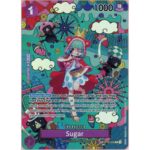 One Piece Single: Sugar Alt Art OP10-065 The Azure Sea's Seven NM