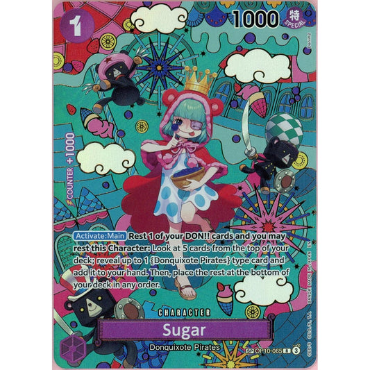 One Piece Single: Sugar Alt Art OP10-065 The Azure Sea's Seven NM