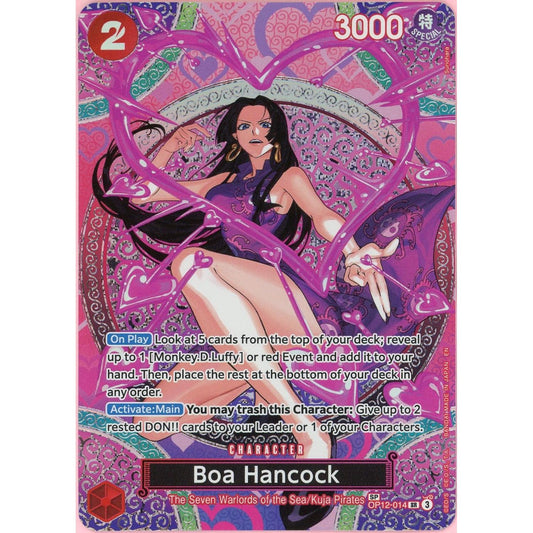 One Piece Single: Boa Hancock OP12-014 Legacy Of The Master Special Rare NM
