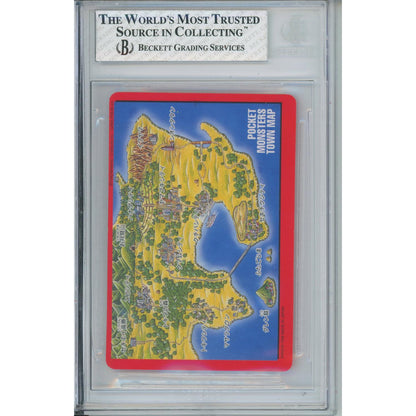 Pokemon Graded: JP Charizard #000 Town Map Bandai Carddass Beckett 8