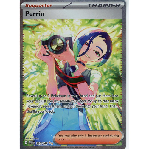 Pokemon Single: Perrin- 220/167 -SV06: TWM NM