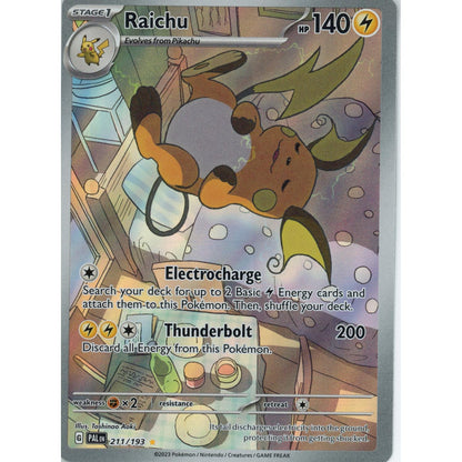 Pokemon Single: Raichu - 211/193 - SV02: Paldea Evolved NM