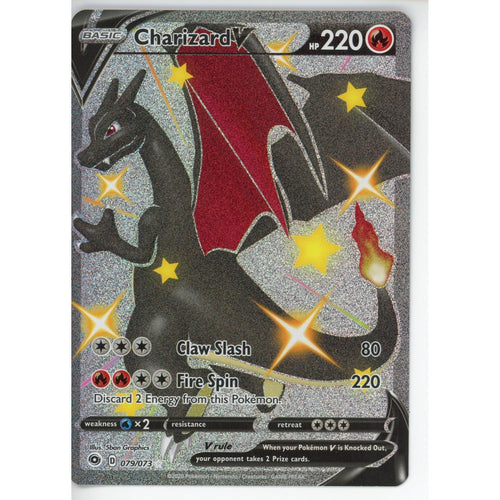 Pokemon Single: Charizard V (Secret) CHP 079/073 - NM
