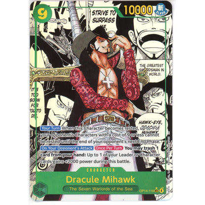 One Piece Single: Dracule Mihawk OP14-119 NM