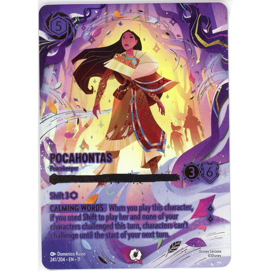 Lorcana Single: Pocahontas Peacekeeper 241/204 EN MP