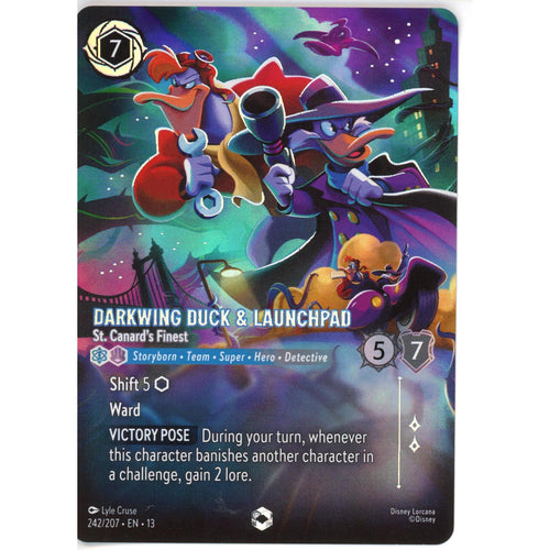 Lorcana Single: Darkwing Duck & Launchpad  242/207 EN NM