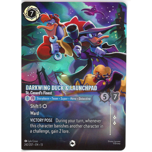 Lorcana Single: Darkwing Duck & Launchpad  242/207 EN NM