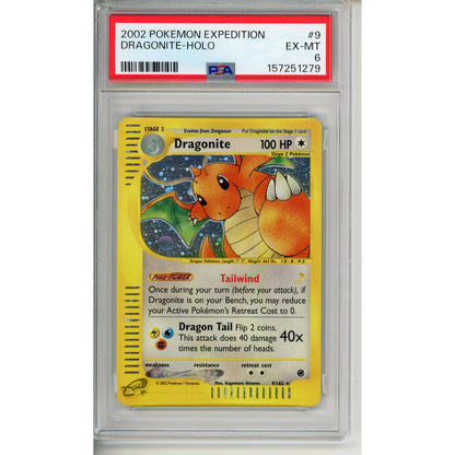 Pokemon Graded: Dragonite Holo 2002 #9 PSA 6