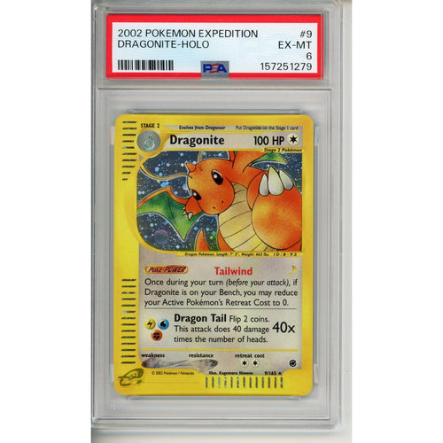 Pokemon Graded: Dragonite Holo 2002 #9 PSA 6