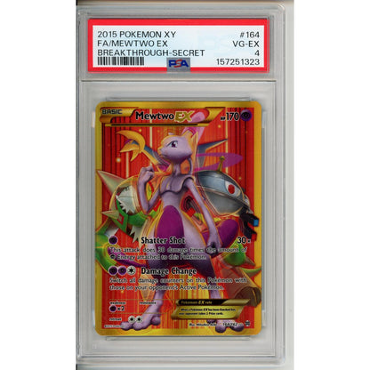 Pokemon Graded: Mewtwo EX 2015 #164 PSA 4