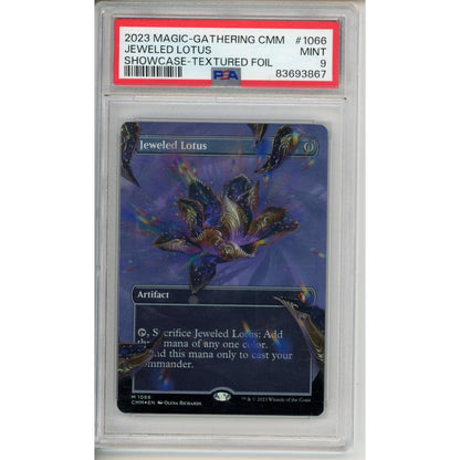Magic Graded: Jeweled Lotus #1066 Textured Foil PSA 9