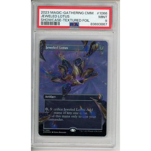 Magic Graded: Jeweled Lotus #1066 Textured Foil PSA 9