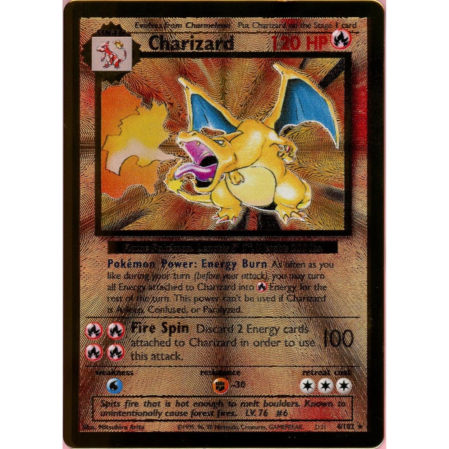 Pokemon Single: Charizard 4/162 Celebrations UPC Promo (2021) Metal NM
