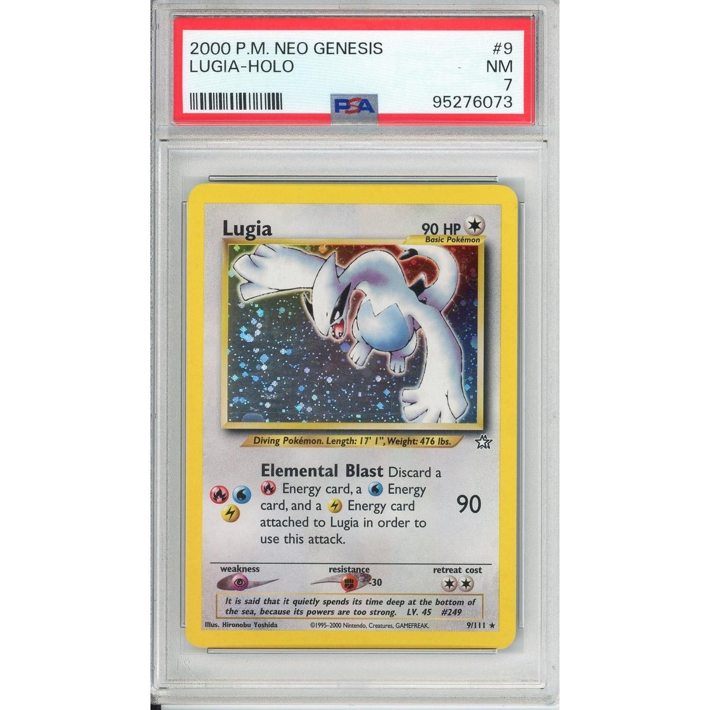 Pokemon Graded: Lugia Neo Genesis Holo PSA 7