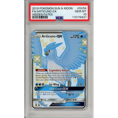 Pokemon Graded: Articuno GX PSA 10