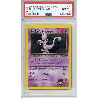 Pokemon Graded: Rocket's Mewtwo Holo PSA 8