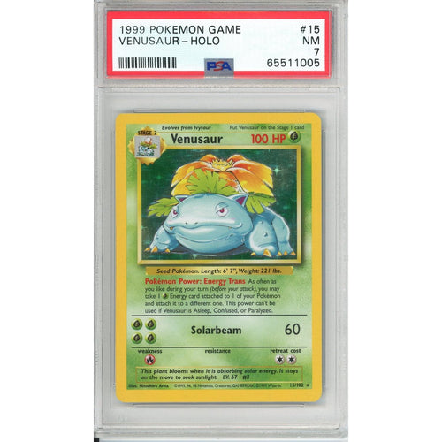 Pokemon Graded: Venusaur Holo Base Set PSA 7
