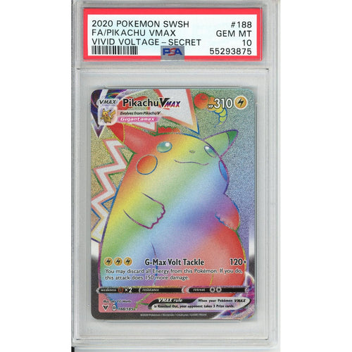 Pokemon Graded: Pikachu VMAX PSA 10
