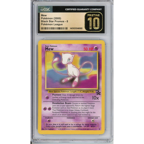 Pokemon Graded: Mew Promo CGC Pristine 10