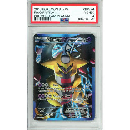 Pokemon Graded: Giratina #BW74 Team Plasma (2013) Full Art PSA 4