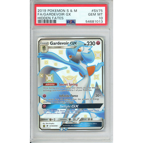 Pokemon Graded: Gardevoir GX SV75/SV94 Hidden Fates (2019) Full Art Holo PSA 10