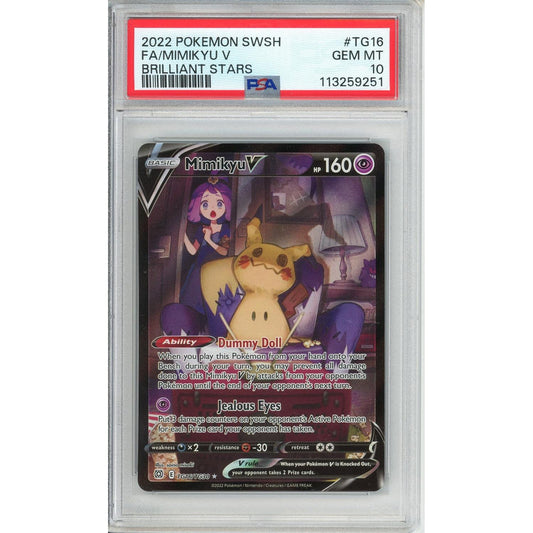 Pokemon Graded: MImikyu V PSA 10