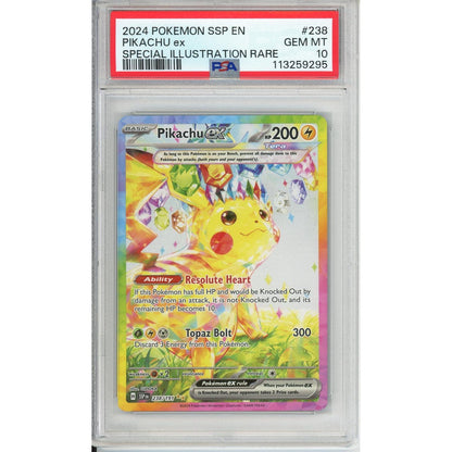 Pokemon Graded: Pikachu ex PSA 10