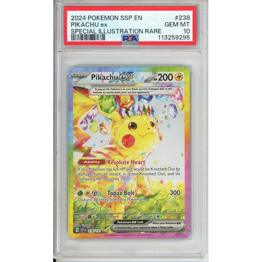 Pokemon Graded: Pikachu ex PSA 10