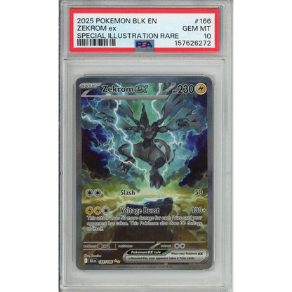 Pokemon Graded: Zekrom ex 166/86 Black Bolt (2025) SIR PSA 10