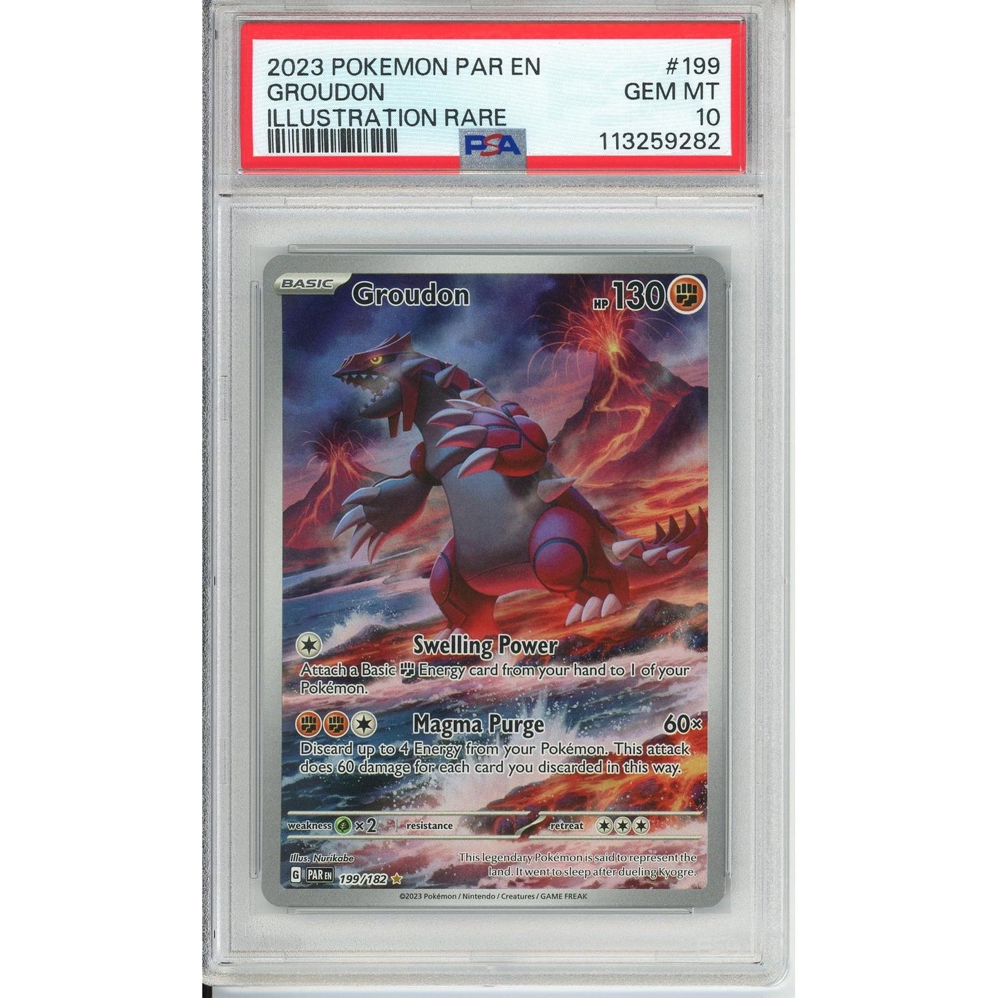 Pokemon Graded: Groudon PSA 10