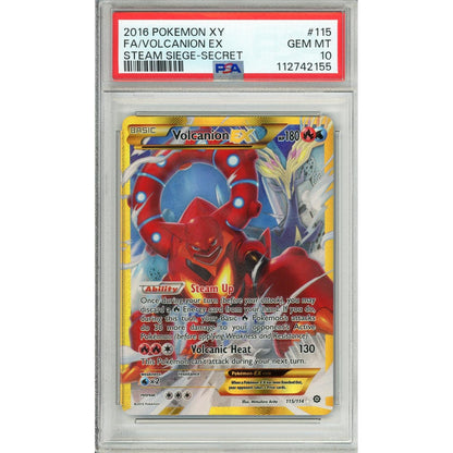 Pokemon Graded: Volcanion EX PSA 10